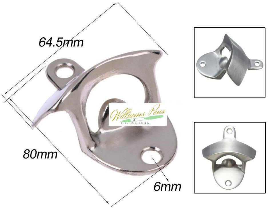 Stainless Steel Beer Bottle Opener - Williams Pens & Turning Supplies.