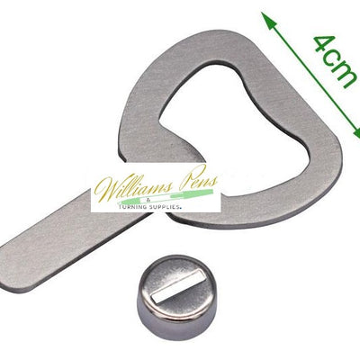 Stainless Steel Bottle Opener Kit Budget - Williams Pens & Turning Supplies. Stainless Steel Bottle Opener Kit Budget - Williams Pens & Turning Supplies.