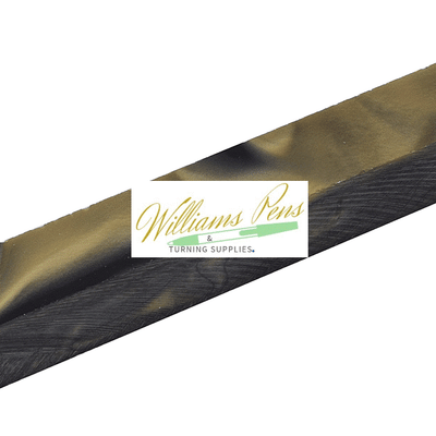 Gold & Black Acrylic Pen Blank - Williams Pens & Turning Supplies. Gold & Black Acrylic Pen Blank - Williams Pens & Turning Supplies.