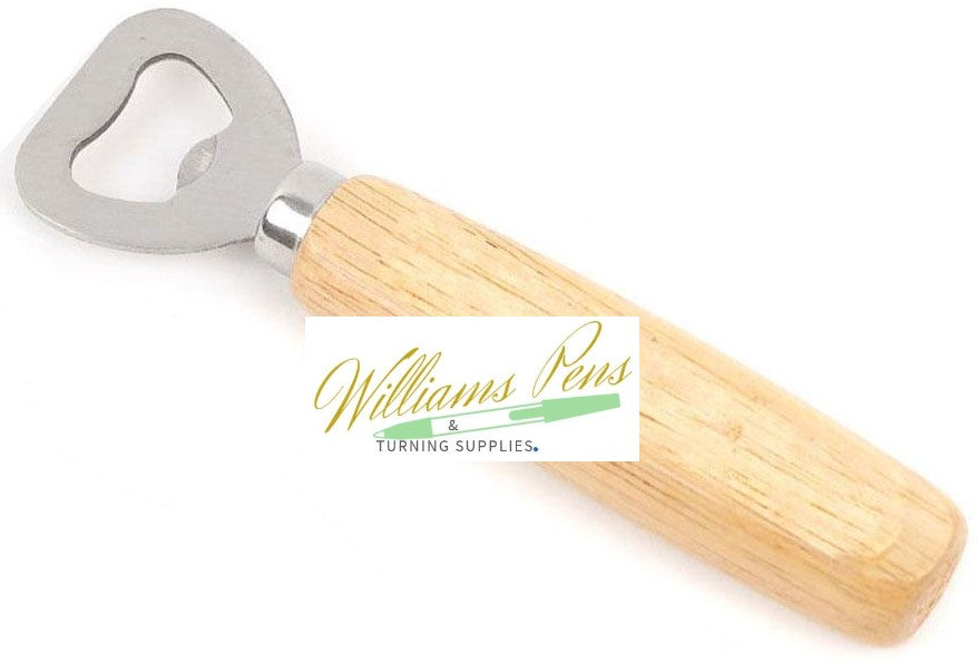 Stainless Steel Bottle Opener Kit Budget - Williams Pens & Turning Supplies.