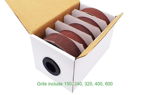 Five Roll Sanding Pack (Abrasive Rolls) - Williams Pens & Turning Supplies.