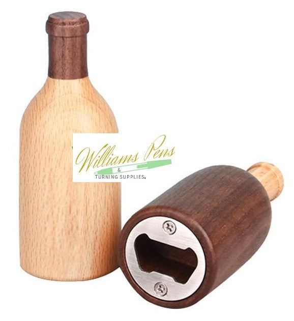 Stainless Steel Bottle Opener Disc Kit - Williams Pens & Turning Supplies.