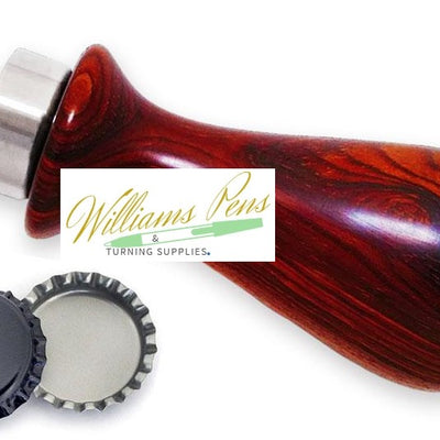 Stainless Steel Bottle Opener For Handle - Williams Pens & Turning Supplies. Stainless Steel Bottle Opener For Handle - Williams Pens & Turning Supplies.