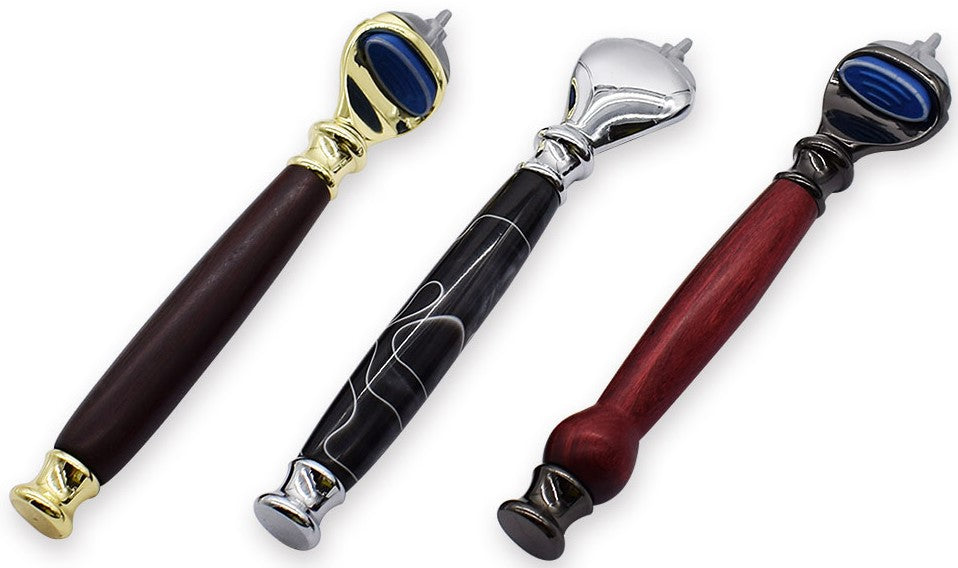 Chrome Fusion Razor Shaver Handle Kits - Williams Pens & Turning Supplies.