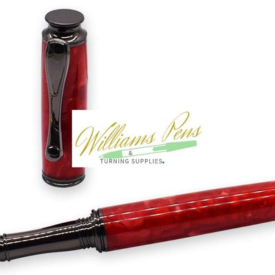 Gun Metal AstonMatin Fountain Pen Kits - Williams Pens & Turning Supplies. Gun Metal AstonMatin Fountain Pen Kits - Williams Pens & Turning Supplies.