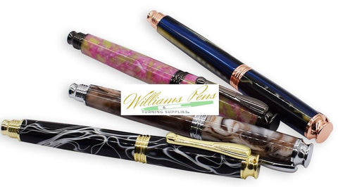 Gold AstonMatin Rollerball Pen Kits - Williams Pens & Turning Supplies.