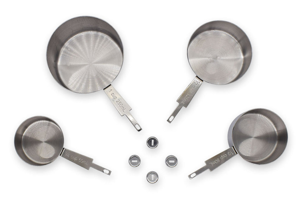 Stainless Steel Measuring Cup Kits (4pcs/set) - Williams Pens & Turning Supplies.