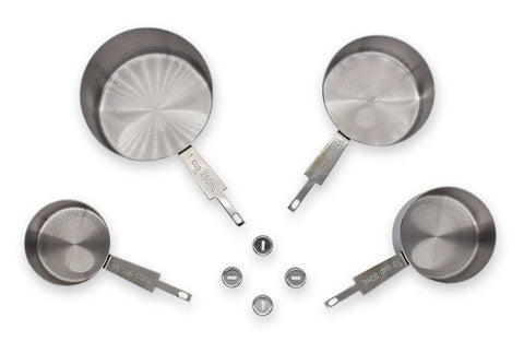 Stainless Steel Measuring Cup Kits (4pcs/set) - Williams Pens & Turning Supplies.