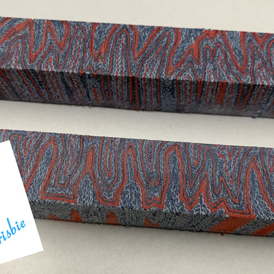 Crazy Layered Micarta Black and Red Crazy Layered Micarta Black and Red