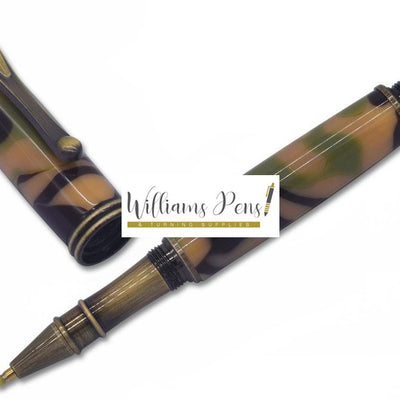 Antique Bronze Polish Retro Rollerball Pen Kits Antique Bronze Polish Retro Rollerball Pen Kits