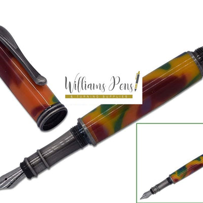 Antique Pewter Retro Fountain Pen Kits Antique Pewter Retro Fountain Pen Kits