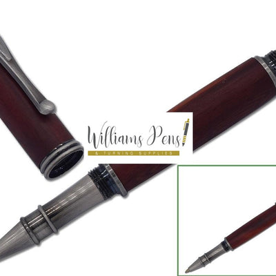 Antique Pewter Retro Rollerball Pen Kits Antique Pewter Retro Rollerball Pen Kits