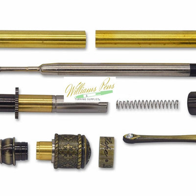 Antique Bronze Polish Gospel Twist Pen Kits Antique Bronze Polish Gospel Twist Pen Kits