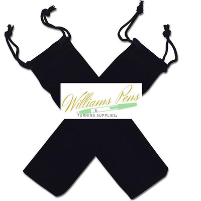 Black Colour Velvet Drawstring Pen Sleeve Pouch Black Colour Velvet Drawstring Pen Sleeve Pouch