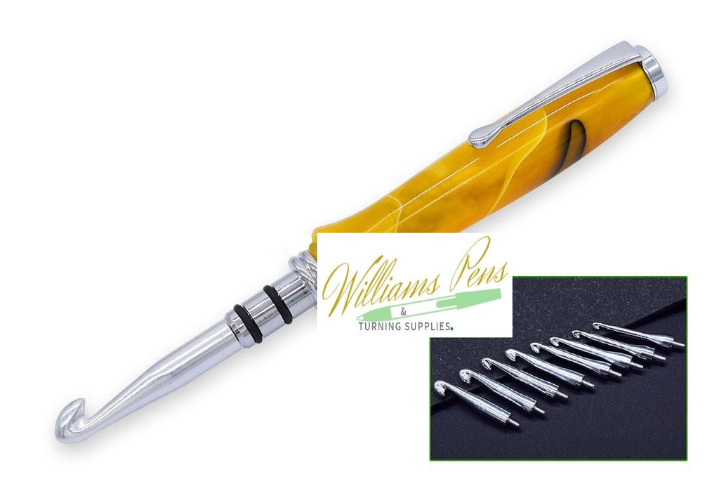 Chrome Crochet Hook Kit Sets ( 8 Different Hooks )