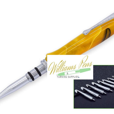 Chrome Crochet Hook Kit Sets ( 8 Different Hooks ) Chrome Crochet Hook Kit Sets ( 8 Different Hooks )