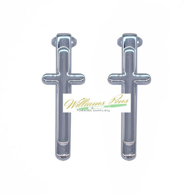 Chrome Cross Clips for Fancy & Slimline Pen etc Chrome Cross Clips for Fancy & Slimline Pen etc