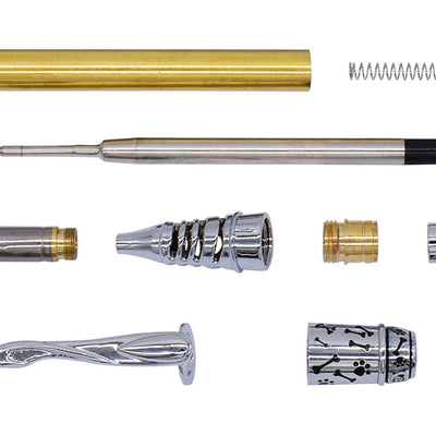 Chrome Doggie Ball Pen Kits Chrome Doggie Ball Pen Kits