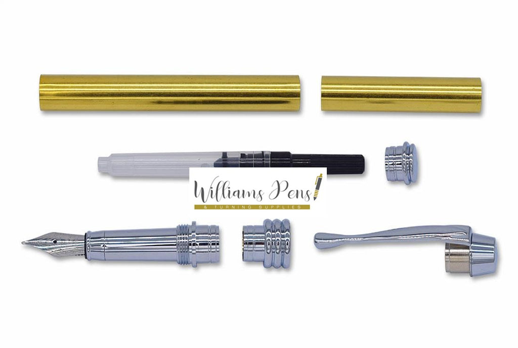 Chrome Manager Fountain Pen Kits
