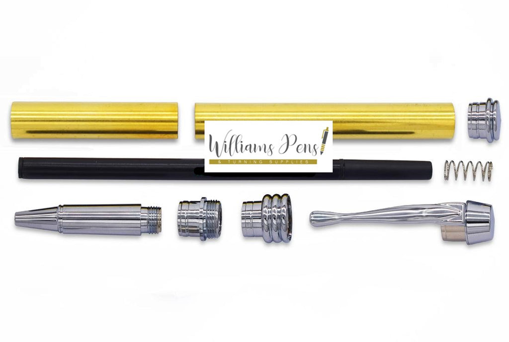 Chrome Manager Rollerball Pen Kits