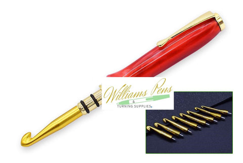 Gold Crochet Hook Kit Sets ( 8 Different Hooks )