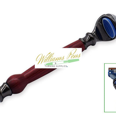 Gun Metal Fusion Razor Shaver Handle Kits - Williams Pens & Turning Supplies. Gun Metal Fusion Razor Shaver Handle Kits - Williams Pens & Turning Supplies.