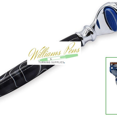 Chrome Fusion Razor Shaver Handle Kits - Williams Pens & Turning Supplies. Chrome Fusion Razor Shaver Handle Kits - Williams Pens & Turning Supplies.
