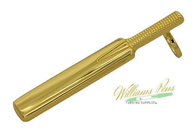 Gold Cricket Bat Clip for Slimline Pen