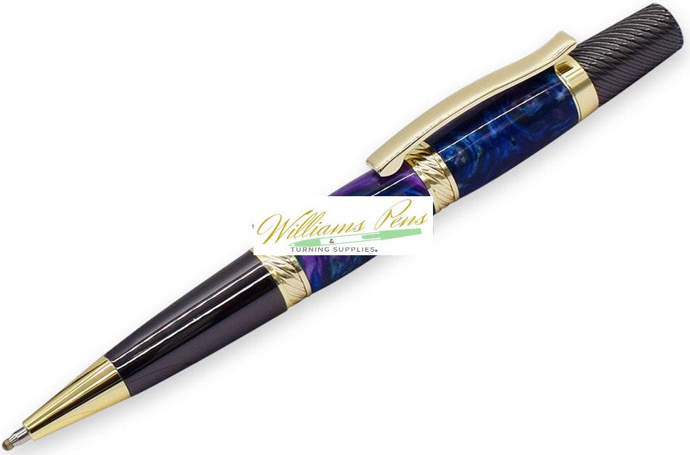 Gold & Gun Metal Graceful Pluma Pen Kits