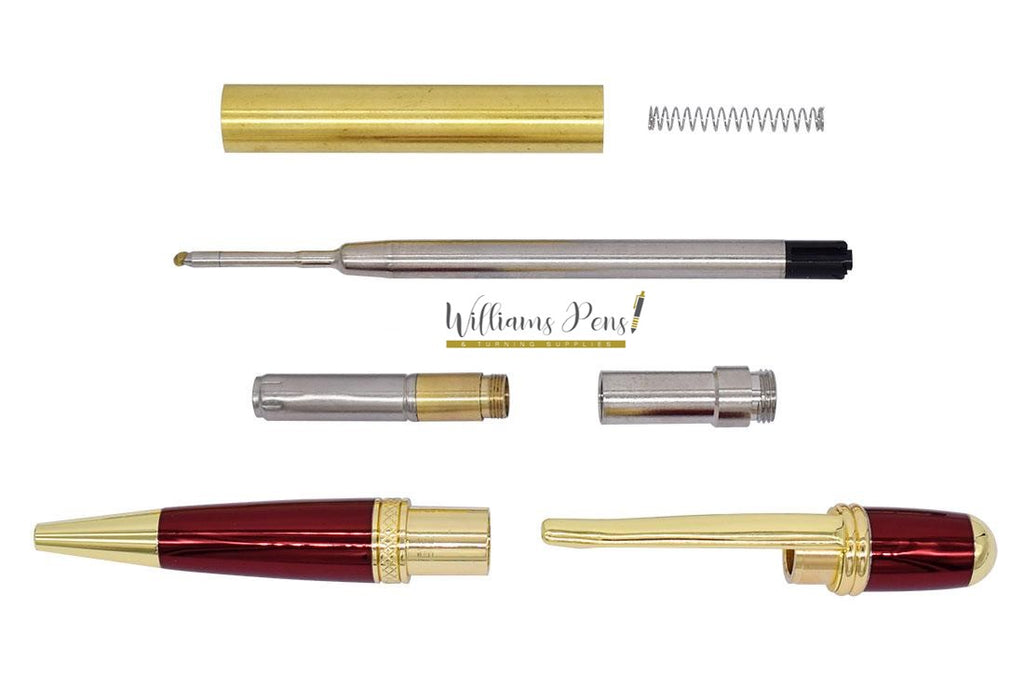 Gold & Red Sierra Pen Kits