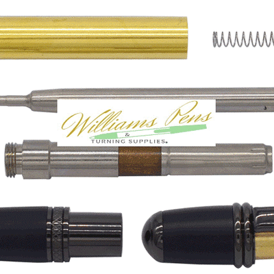 Gun Metal & Matt Black Sierra Pen Kit Gun Metal & Matt Black Sierra Pen Kit