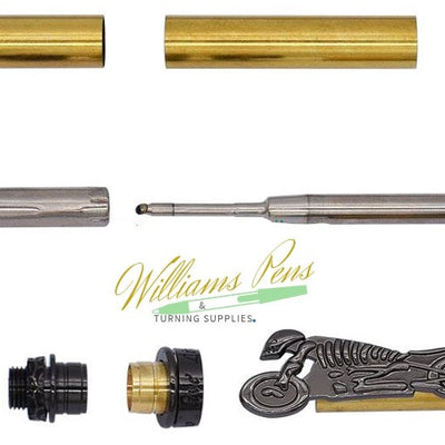 Gun Metal Motorcycle Pen Kits Gun Metal Motorcycle Pen Kits