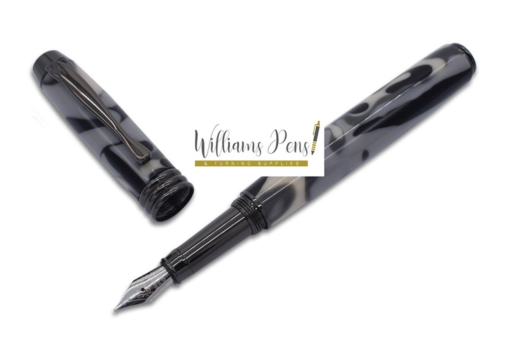 Gun Metal Manager Fountain Pen Kits