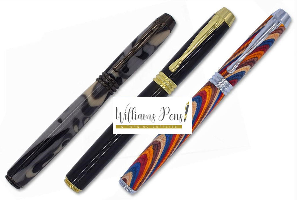 Chrome Manager Fountain Pen Kits