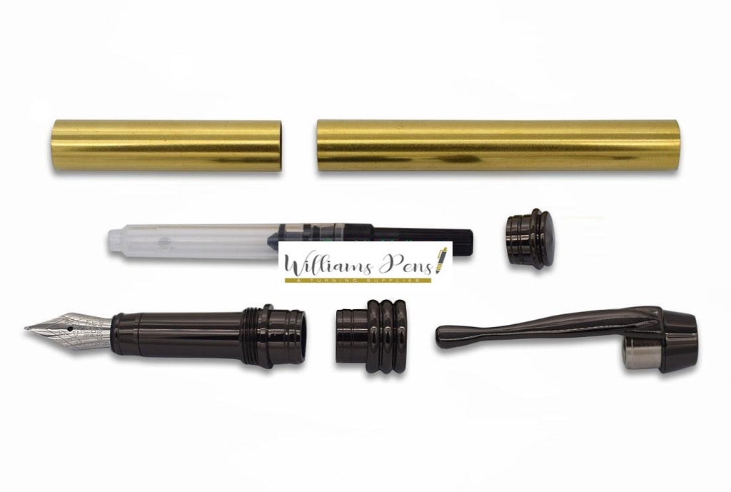 Gun Metal Manager Fountain Pen Kits