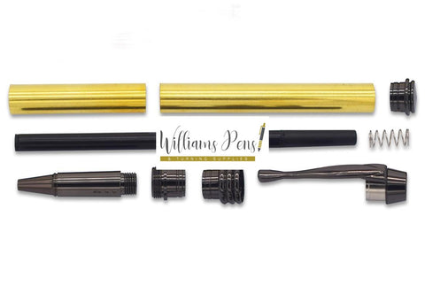 Gun Metal Manager Rollerball Pen Kits