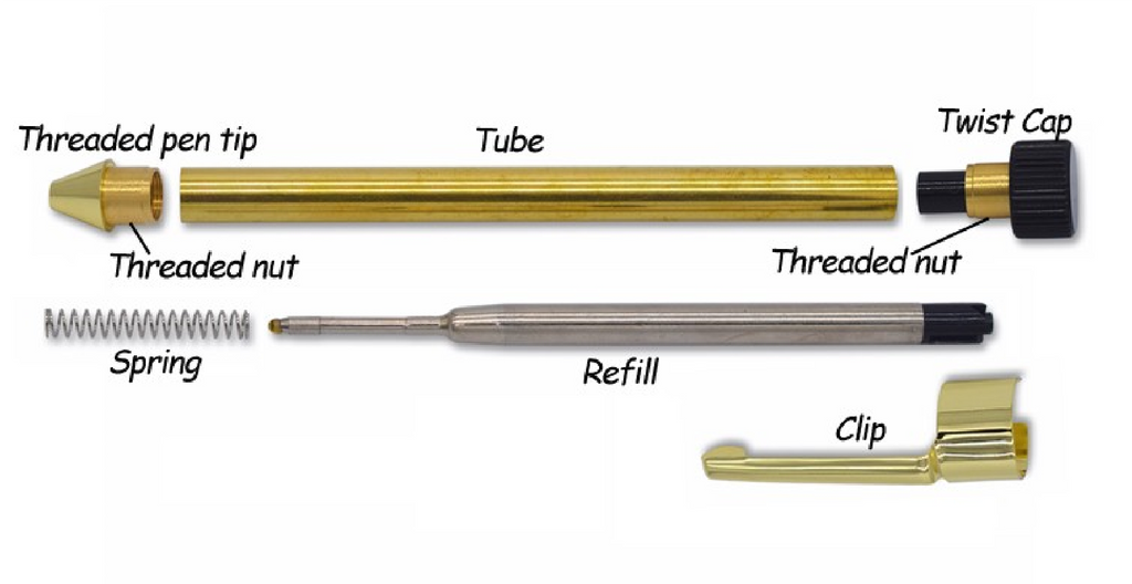 Chrome Handy Pen Kit - Williams Pens & Turning Supplies.