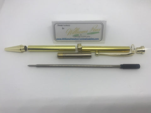 Fancy Pen Kit Gold - Williams Pens & Turning Supplies.