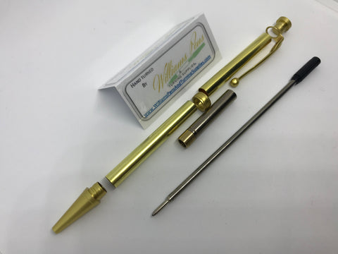Fancy Pen Kit Satin Gold - Williams Pens & Turning Supplies.