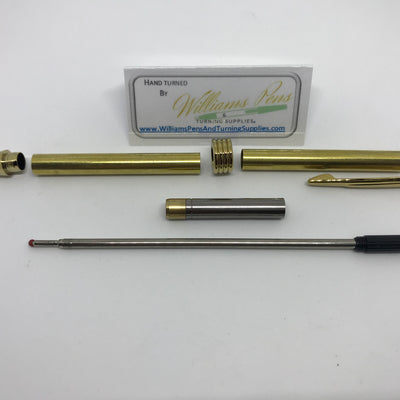 Streamline Pen Kit Gold - Williams Pens & Turning Supplies.