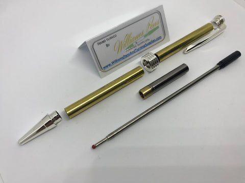 Streamline Pen Kit Silver - Williams Pens & Turning Supplies.