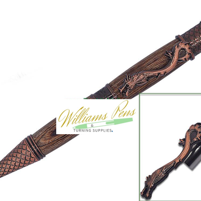 Antique Rose Copper Polish Loong Pen Kit Dragon - Williams Pens & Turning Supplies. Antique Rose Copper Polish Loong Pen Kit Dragon - Williams Pens & Turning Supplies.