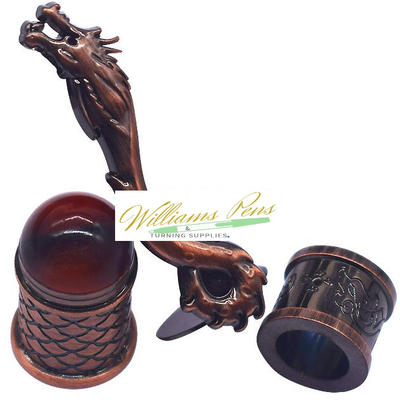 Antique Rose Copper Polish Loong Pen Kit Dragon - Williams Pens & Turning Supplies. Antique Rose Copper Polish Loong Pen Kit Dragon - Williams Pens & Turning Supplies.