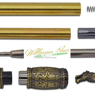 Antique bronze polish MT Kunlun Loong pen Dragon - Williams Pens & Turning Supplies.