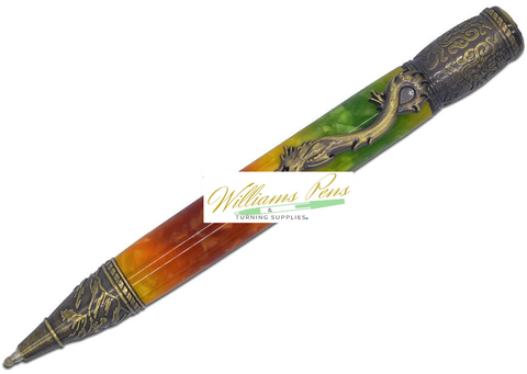 Antique bronze polish MT Kunlun Loong pen Dragon - Williams Pens & Turning Supplies.