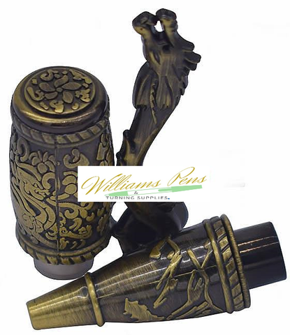 Antique bronze polish MT Kunlun Loong pen Dragon - Williams Pens & Turning Supplies.