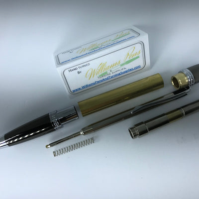 Chrome & Gun Metal Sierra Pen Kit - Williams Pens & Turning Supplies.