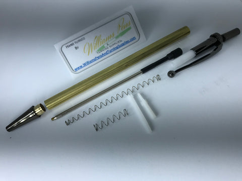 Gun Metal Miracle Click Pen Kit - Williams Pens & Turning Supplies.
