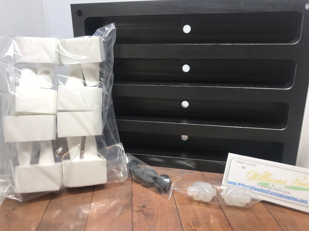 Solimould Quad with Tube in Bungs - Williams Pens & Turning Supplies.