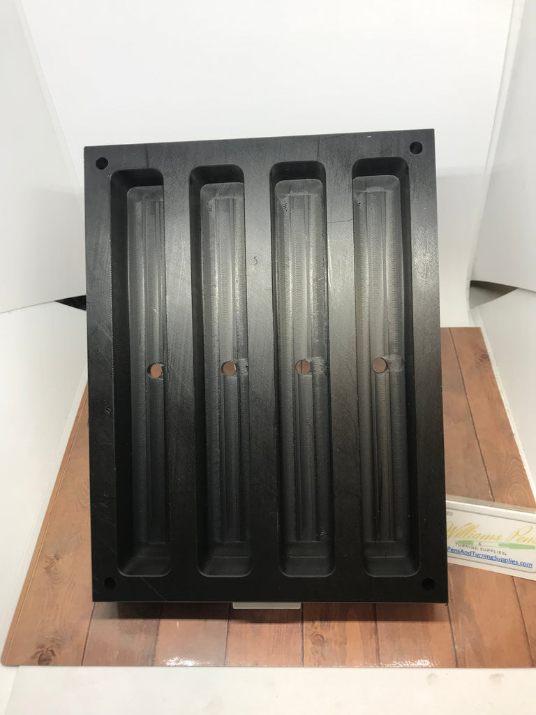 Solimould Quad with Tube in Bungs - Williams Pens & Turning Supplies.